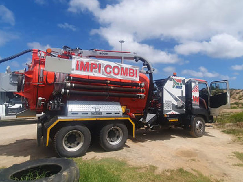 Rental vacuum truck aids water treatment rehabilitation projects in South Africa