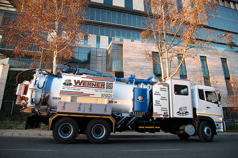Werner Pumps already acting on Ramaphosa’s call to manufacture locally with new recycling jetting trucks