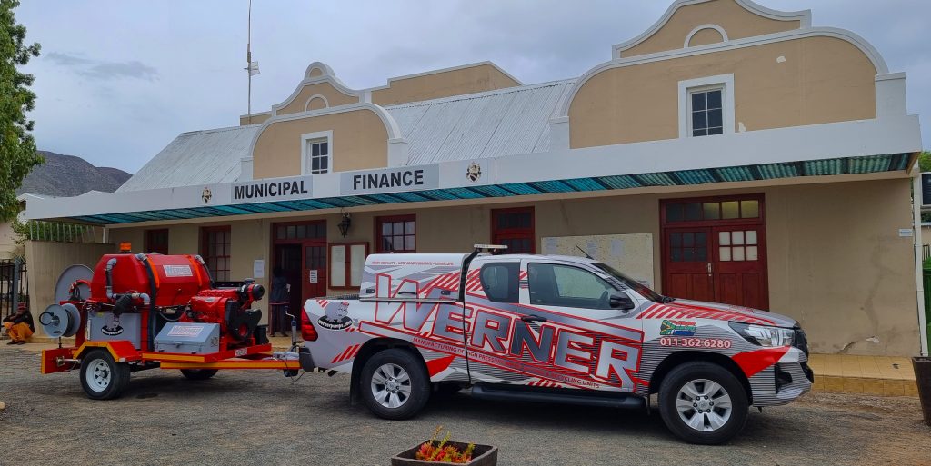 Werner Pumps delivers new sewer-cleaning trailer to Prince Albert