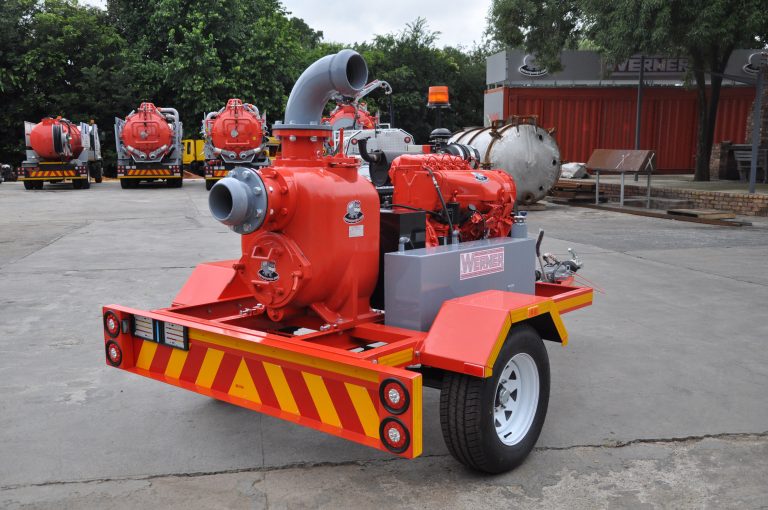 Werner Pumps Launches 6-Inch 4-Cylinder Suction Trailer
