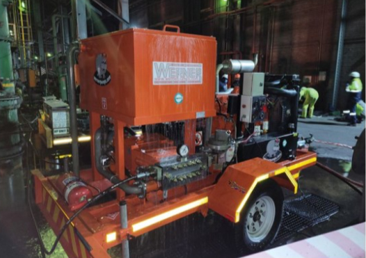 Werner Pumps’ SA-manufactured boiler tube cleaning equipment