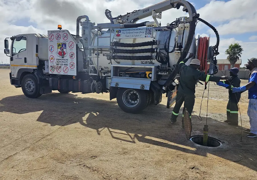 Werner Pumps Trucks Hard at Work in Swakopmund Municipality